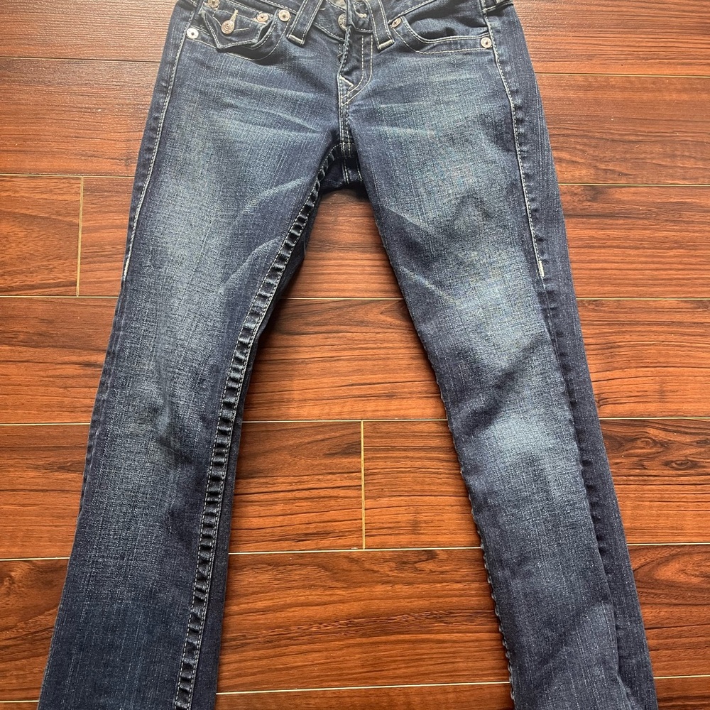True Religion Blue Straight Leg Jeans Classic Style